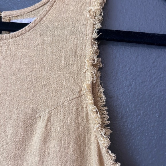 Thread & Supply Sleeveless Yellow Dress Size Small - Picture 2 of 10